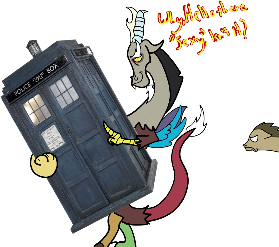 Discord, Doctor Who, Doctor Whooves, Draconequus, Safe, - Earls Court (1000x800), Png Download