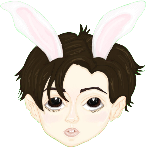 Jeon Jungkook As A Rabbit By Terkastara On Deviantart - Royalty-free (750x800), Png Download