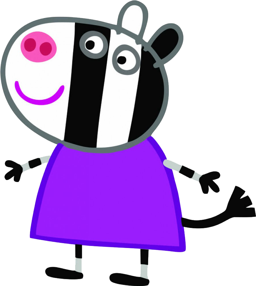 Peppa Pig Png Pack - Peppa Pig Zoe (1000x1000), Png Download