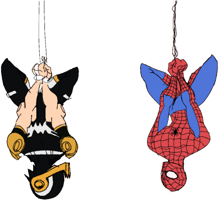 Hanta Sero Is Basically Spiderman But With Tape, So - Cartoon (540x540), Png Download