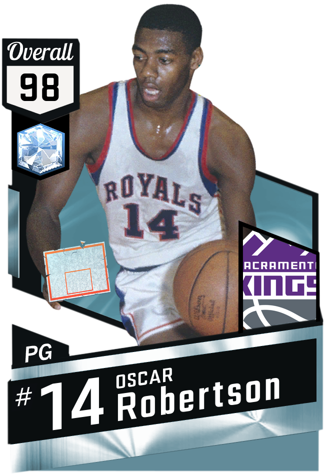 Gary Payton, Bob Cousy, Michael Jordan, Kareem Abdul - Nba 2k17 Diamond Cards (650x950), Png Download