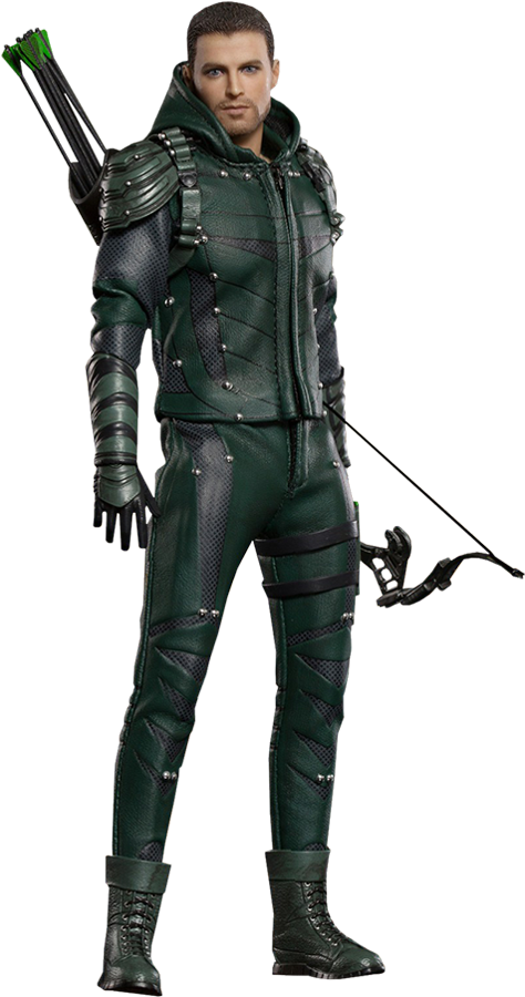 Arrow - Oliver Queen Action Figure (480x900), Png Download