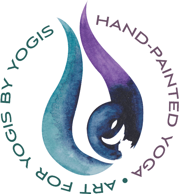 Watercolor Yoga Art (694x726), Png Download