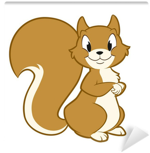Cartoon Picture Of Squirrel (400x400), Png Download