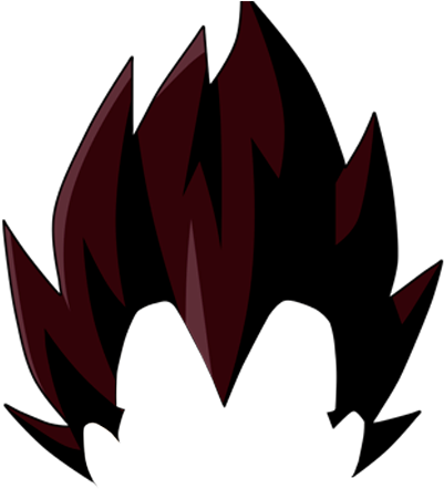 How Well Can You Tell Dragon Ball Z's Spiky Haircuts - Silueta De Vegeta (1058x1058), Png Download