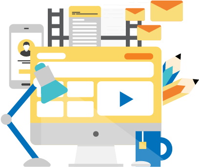 Drive Funnel Engagement With Content Marketing, Visual - Creative Services (430x397), Png Download