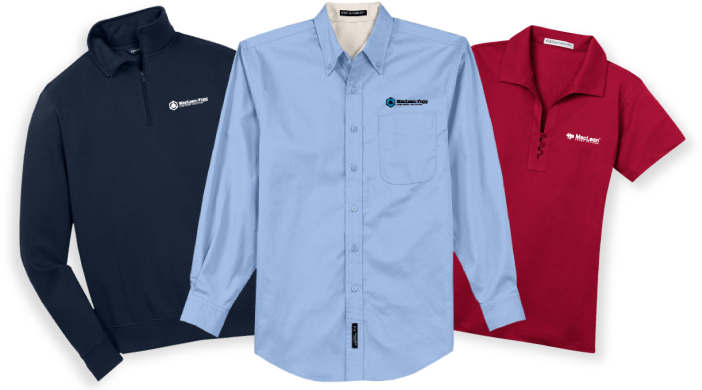 Maclean-fogg Apparel - Active Shirt (886x397), Png Download