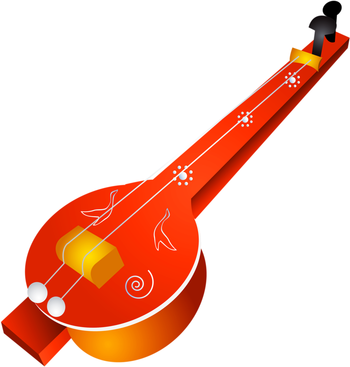 Instruments - Indian Musical Instruments Vector Png (750x800), Png Download
