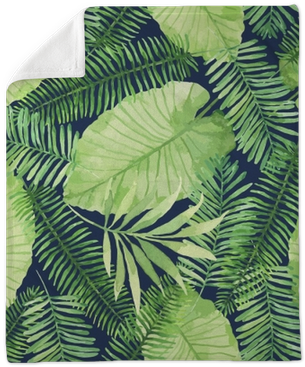 Tropical Seamless Pattern With Leaves - Tropical Seamless Pattern (400x400), Png Download