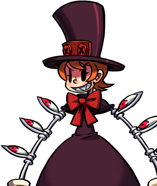 Peacock Normal - Peacock Skullgirls (558x647), Png Download