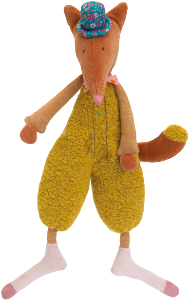 Moulin Roty Dede The Fox - Les Tartempois - Dede The Fox (900x670), Png Download