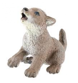 Wolf Pup Figure - Safari Ltd North American Wildlife Black Wolf (300x400), Png Download