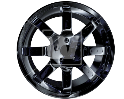 Dark Alloy Wheel - Car Wheels Transparent Background (550x366), Png Download