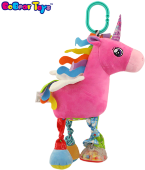 Bobeartoys Soft Cartoon Pony Animal Unicorn Plush Hanging - Animal Figure (350x350), Png Download
