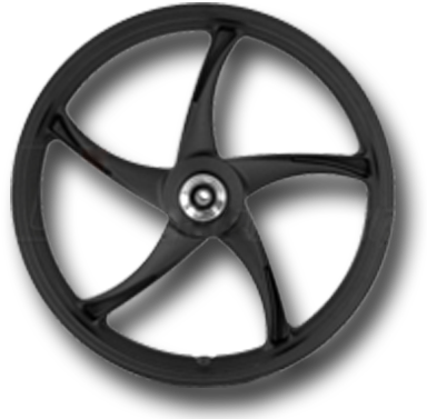 Pictures Of Alloy Wheels Uk Finance - 5 本 スポーク ホイール (400x400), Png Download