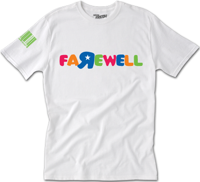 Farewell Tee - 80's Baby Shirt (406x406), Png Download