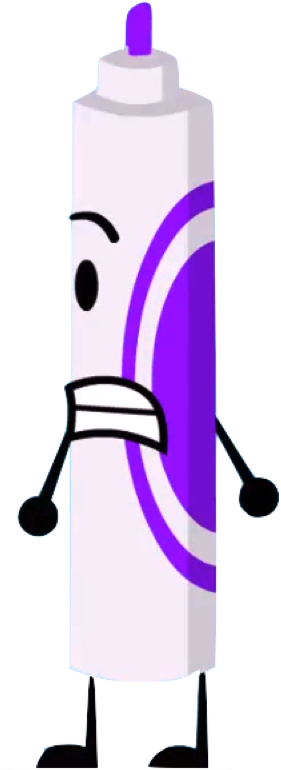 Marker - Bfdi Recommended Character Bodies (284x778), Png Download