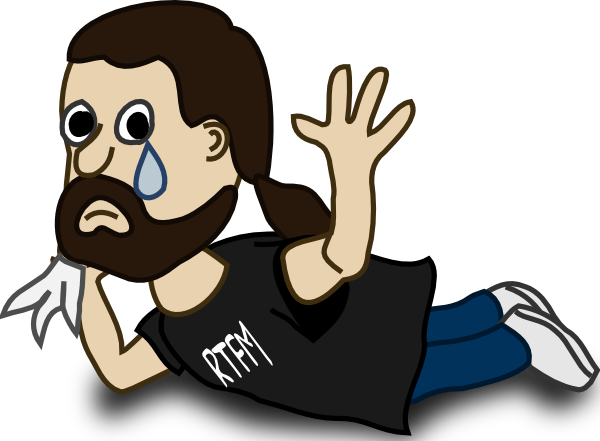 Sad Goodbye Clipart - Comic Characters (600x441), Png Download