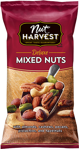 Nut Harvest® Deluxe Mixed Nuts - Harvest Mixed Nuts (334x483), Png Download