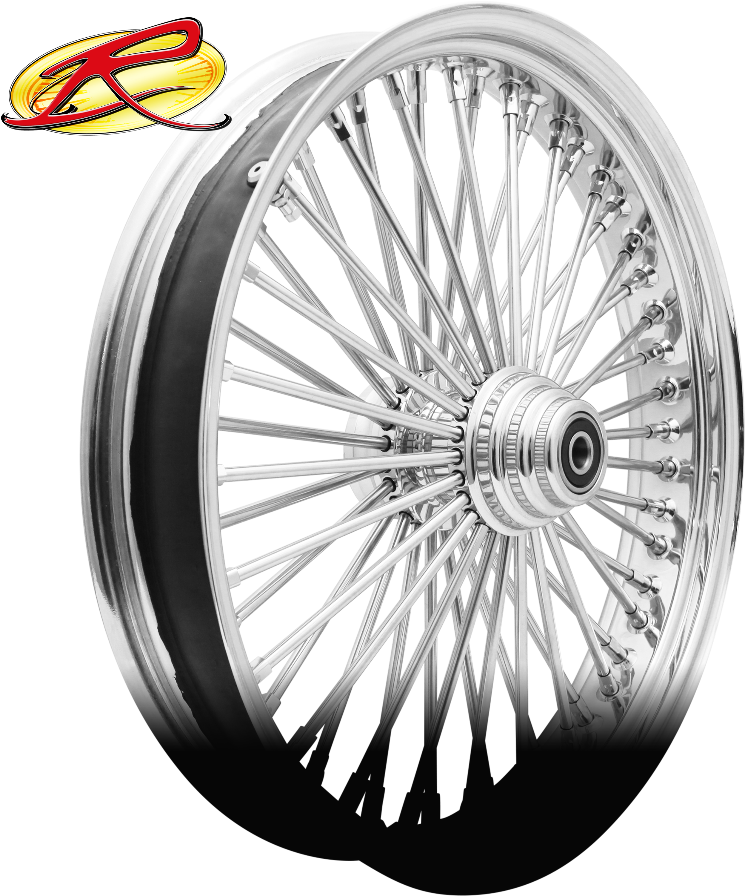 Fat 50 Spoke Wheels - Ridewright Wheels (3300x3300), Png Download