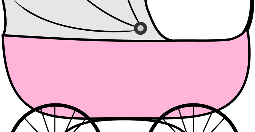 Baby Equipment Loan U3a Moraira-teulada Clip Black - Transparent Baby Carriage Clipart (1030x438), Png Download