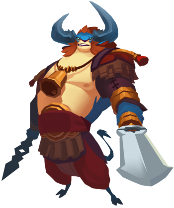 Monk Clipart Medieval Lord - Gigantic Game Lord Knossos (350x420), Png Download