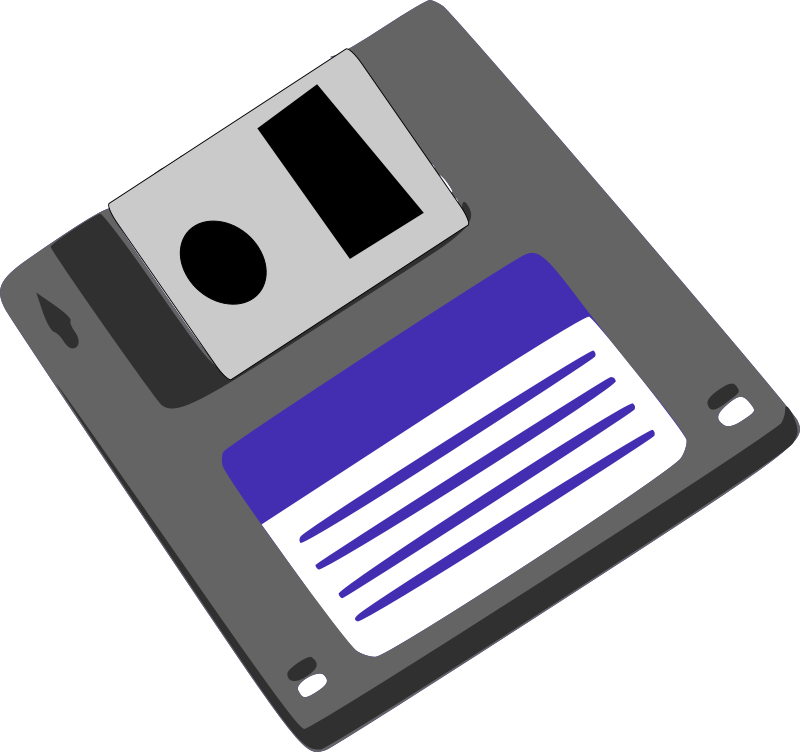 Computer Clipart Computer Hardware - Floppy Disk Clip Art (800x752), Png Download