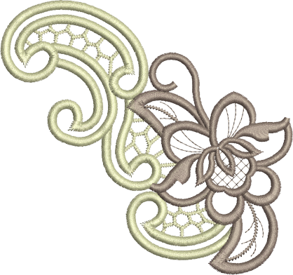 Embroidery Work To Download (418x392), Png Download