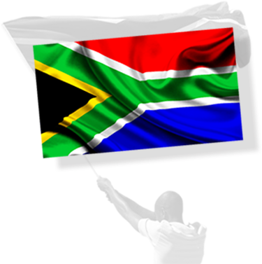 The National Flag Was Designed By A Former South African - Graphic Design (380x427), Png Download