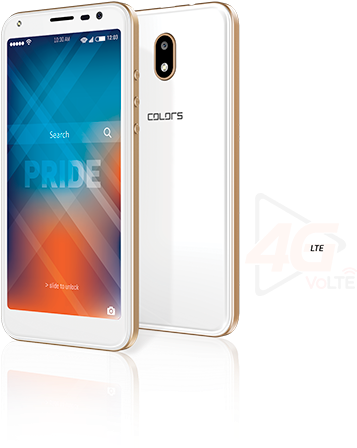 5 Inch Fwvga Full View Display , 5 Mp Front 5 Mp Rear - Mobile Phone (376x450), Png Download