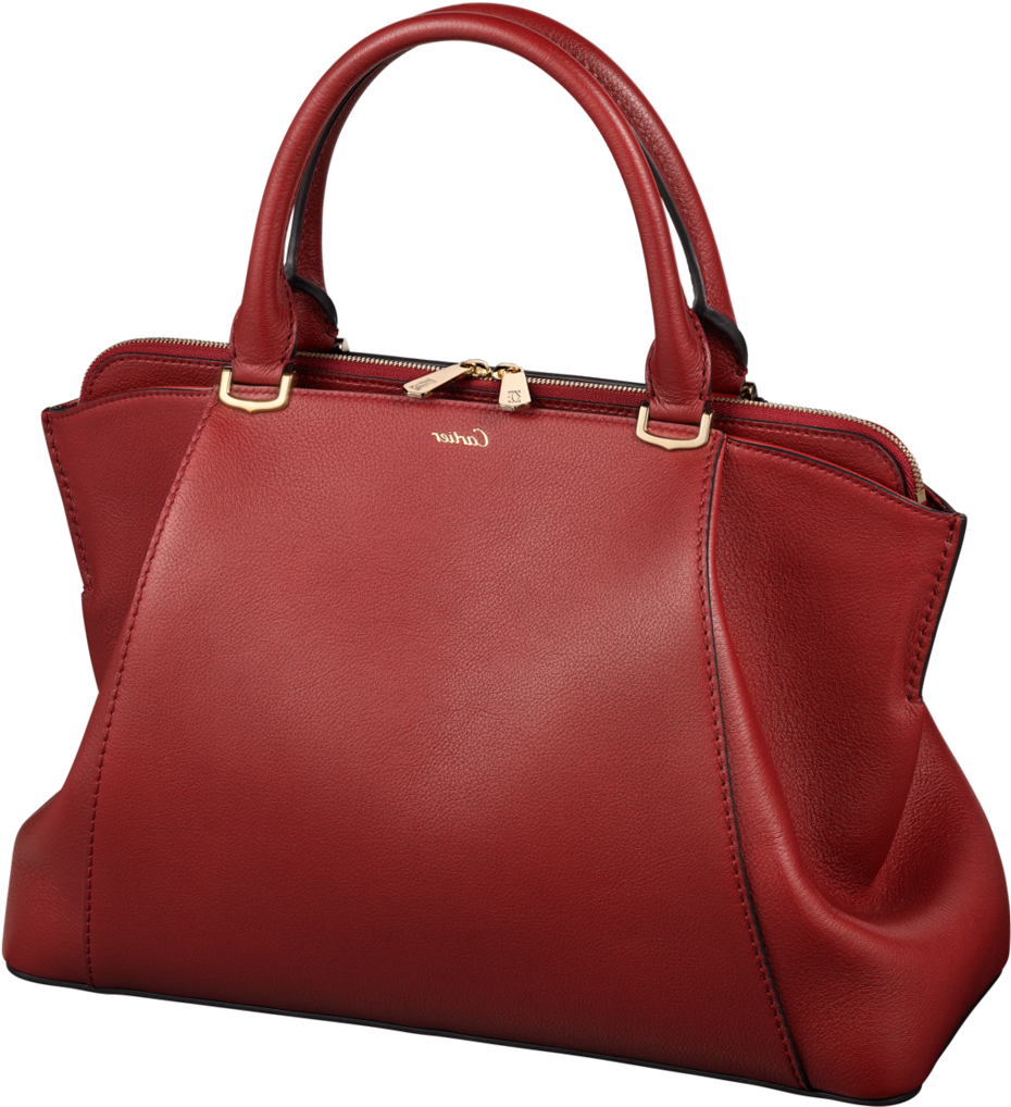 Red Handbag Cartier Png Clip Art - Red Bag Png (960x1060), Png Download