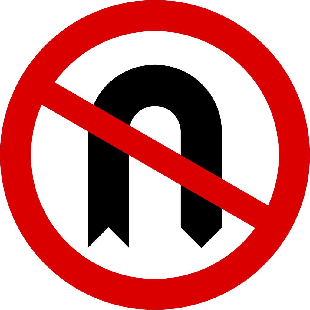 U Turns A Serious Threat News Articles - Traffic Signs (1024x1024), Png Download