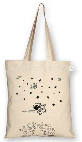 Cotton Tote Bag Houston We Have A Problem Natural-ecoright - Tote Bag (600x600), Png Download