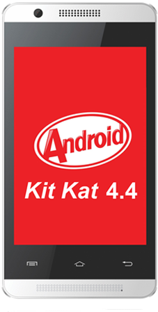 The Cheapest Android Kitkat Phone In The Market - Campus A35k Celkon (260x490), Png Download
