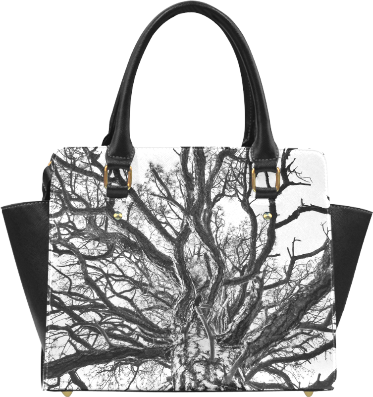 Tree Bag By Martina Webster Classic Shoulder Handbag - Tote Bag (1000x1000), Png Download