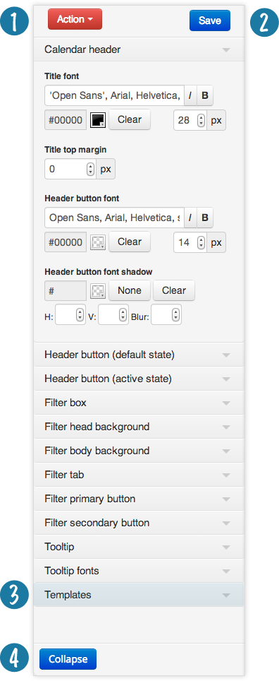 Calendarize It Css Editor - Information (396x964), Png Download