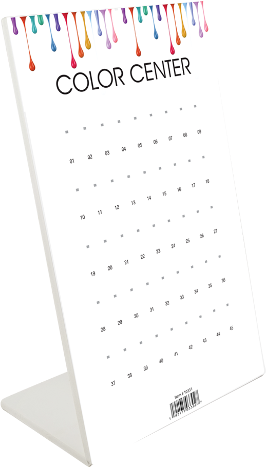 Empty Color Chart 45 Tips Set - Graphic Design (1024x1024), Png Download