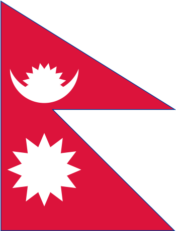 Nepal - Nepal National Flag (500x500), Png Download