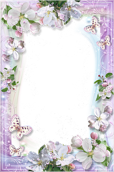 Beautiful Flowers Transparent Frame - Beautiful Pearl And Diamonte Flower Brooch. Coat/hijab/wedding (400x600), Png Download