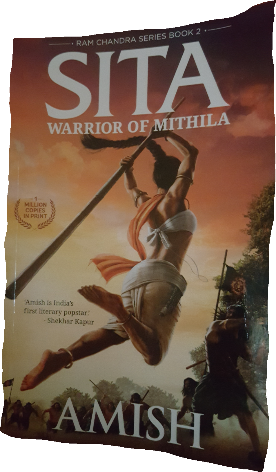 The Warrior - Sita Warrior Of Mithila Book (952x1626), Png Download