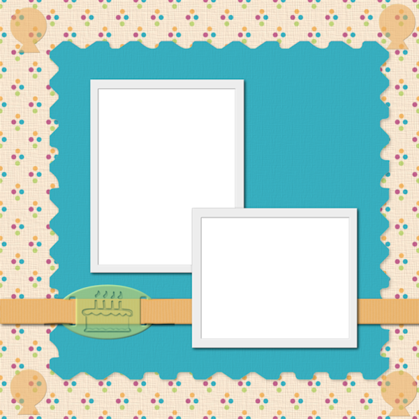 Birthday Frame - Birthday Photo Frames Psd (600x600), Png Download