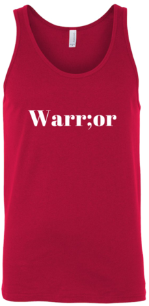 Warrior Semicolon Tank - Red Front (480x480), Png Download