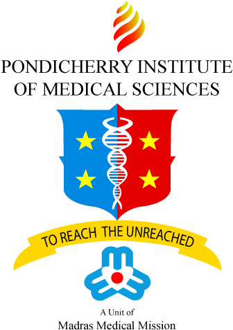 Pondicherry Institute Of Medical Sciences (595x842), Png Download