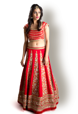 Lehenga (326x400), Png Download