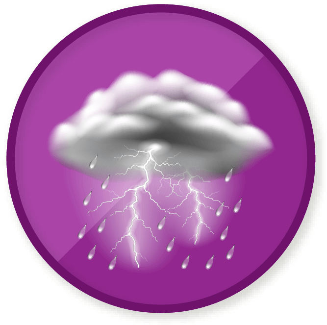 Win A Badge - Lightning (689x689), Png Download