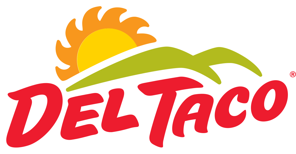 2018 Download Logos - Del Taco Logo Png (800x429), Png Download