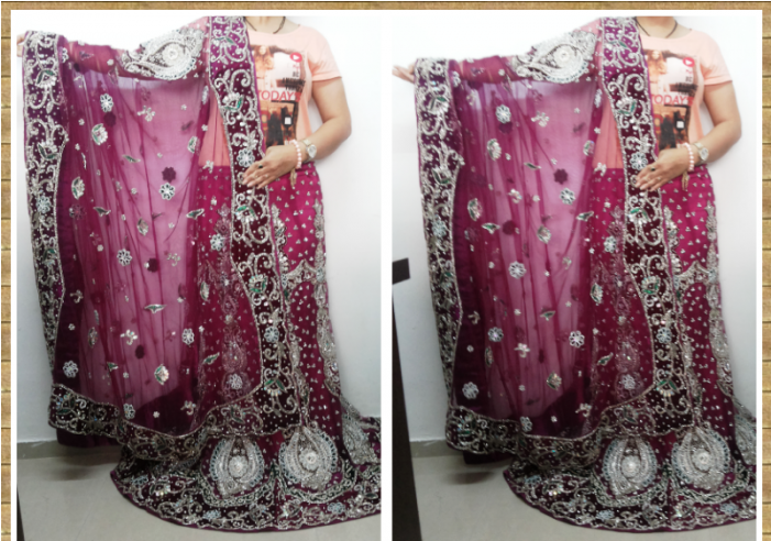 Royal Bridal Designer Lehenga-1 - Blouse (700x700), Png Download