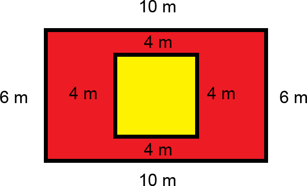 Grade 3 Math - Find The Area Of Shaded Rectangle (623x377), Png Download