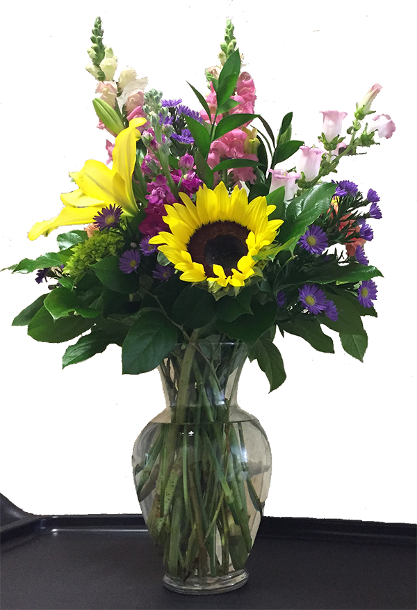 Today We Received A Nice Surprise Flowers From A Client - Bouquet (600x877), Png Download
