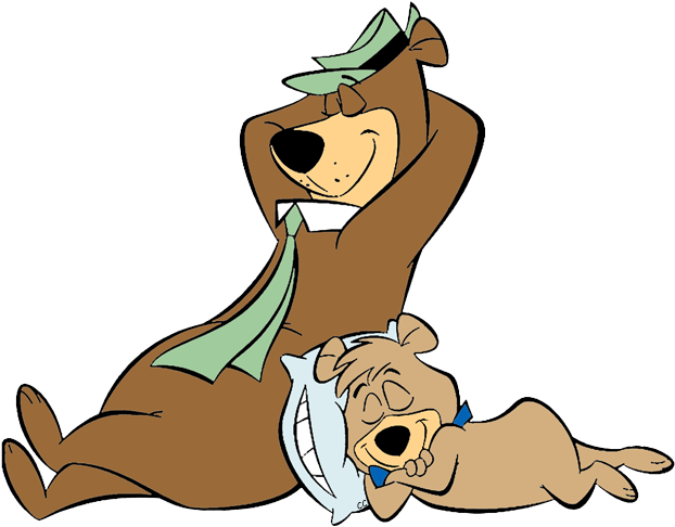 Yogi, - Yogi Bear And Boo Boo (634x494), Png Download